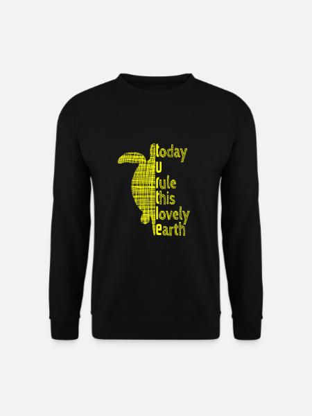TURTLE - Unisex Pullover - Schwarz