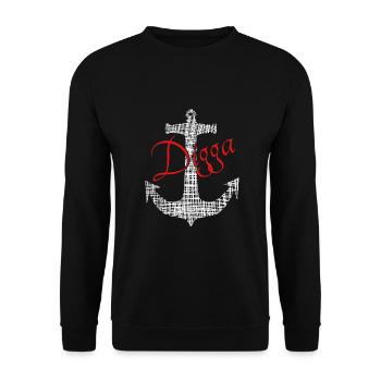 Anker Digga - Unisex Pullover - Schwarz - Vorne - Alina (178cm) & Michal (187cm)