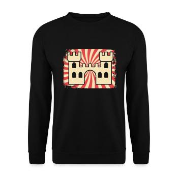 Knights Castle - Unisex Sweatshirt - black - Front - Alina (178cm) & Michal (187cm)