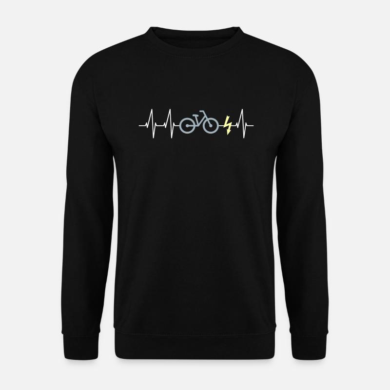E-Bike Herzschlag - Unisex Pullover - Schwarz