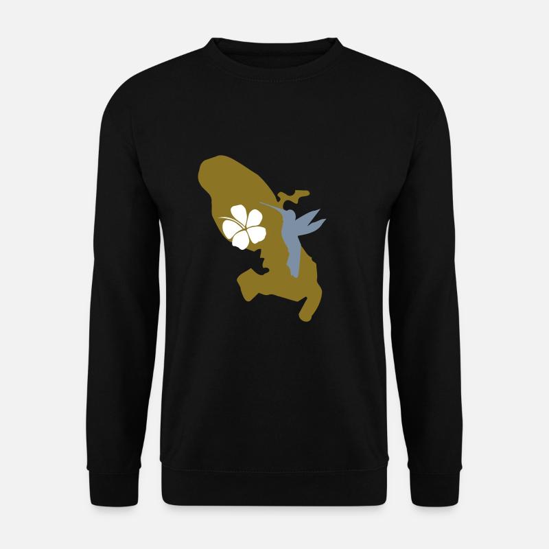 Martinique Map - Unisex Sweatshirt - black