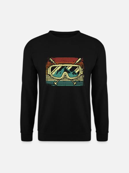 Skiers ski - Unisex Sweatshirt - black