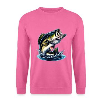 Springender Barsch - Unisex Pullover - Pink - Vorne