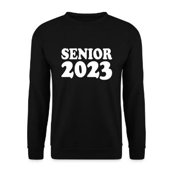 Senior 2023 - Unisex Pullover - Schwarz - Vorne - Alina (178cm) & Michal (187cm)