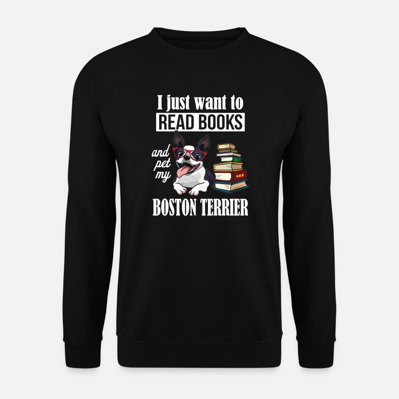 Boston Terrier - Unisex Sweatshirt - black