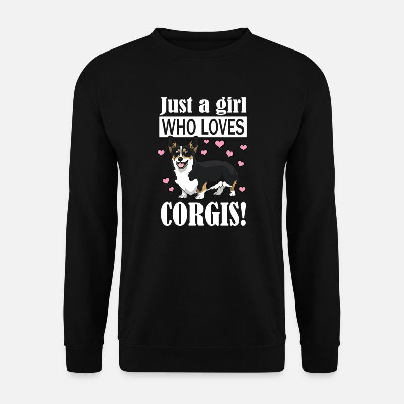 Corgi - Unisex Sweatshirt - black