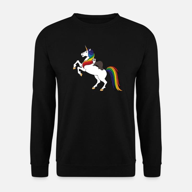 Frettchen - Unisex Pullover - Schwarz