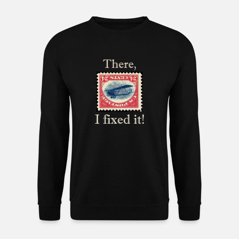 Briefmarkensammeln - Unisex Pullover - Schwarz