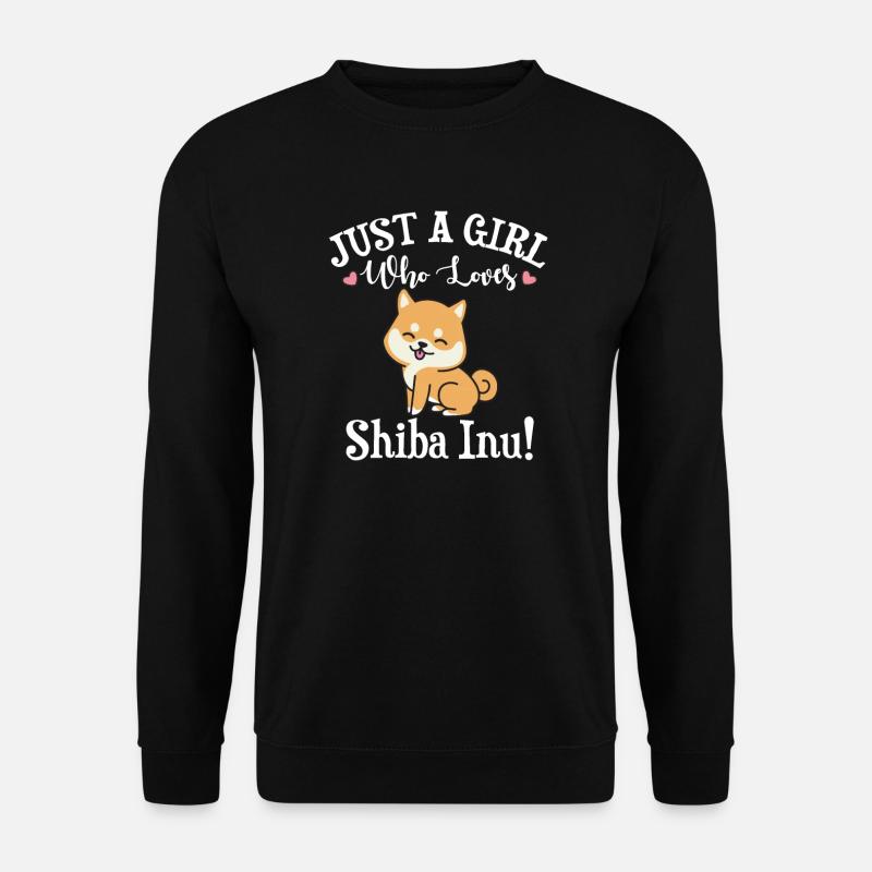 Shiba Inu - Unisex Pullover - Schwarz
