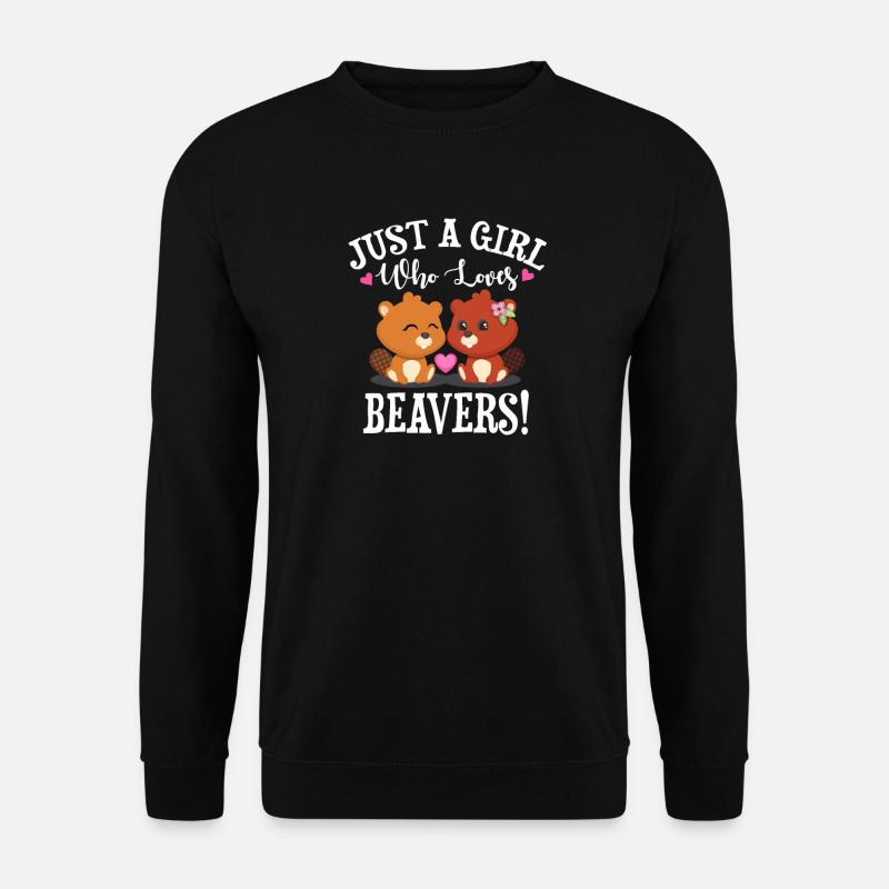 Beaver - Unisex Sweatshirt - black