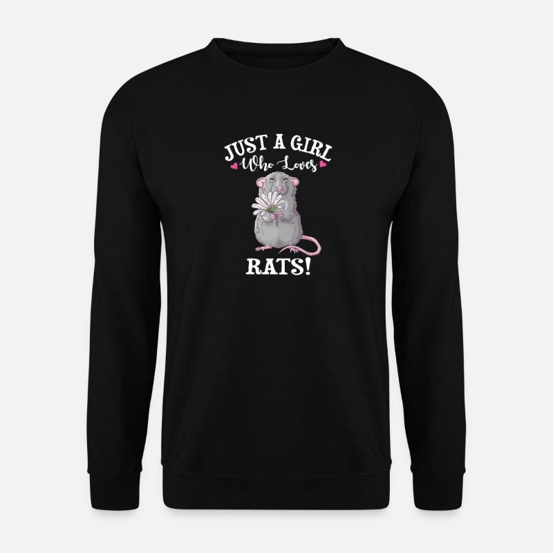 Hausratte - Unisex Pullover - Schwarz
