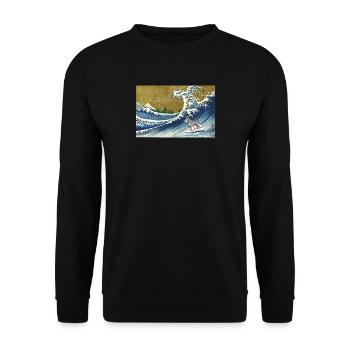 Schnauzer 2 - Sweat-shirt Unisexe - noir - Devant - Alina (178cm) & Michal (187cm)