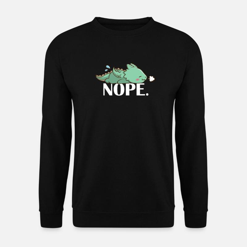 kawaii Drache - Unisex Pullover - Schwarz