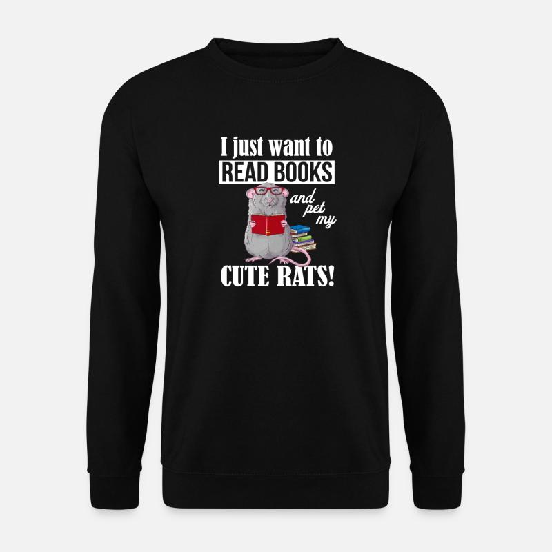 Hausratte - Unisex Pullover - Schwarz