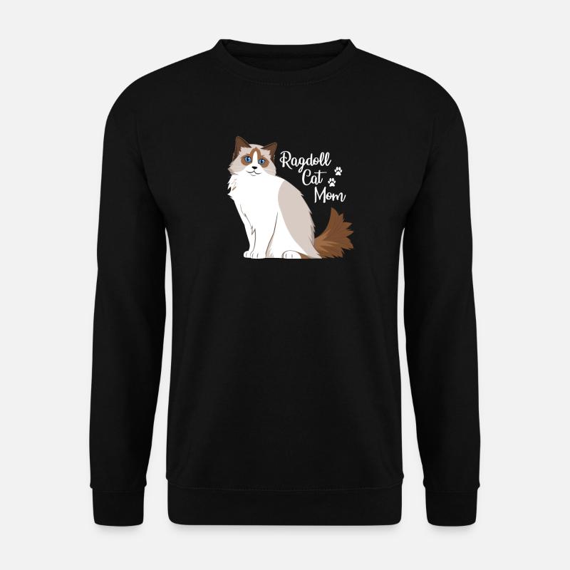 Ragdoll chat maman - Sweat-shirt Unisexe - noir