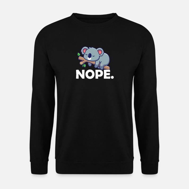 Koala - Unisex Pullover - Schwarz
