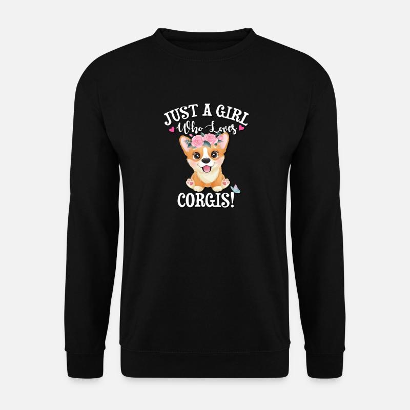 Corgi - Unisex Sweatshirt - black