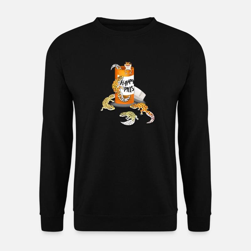 Leopardgecko - Unisex Pullover - Schwarz