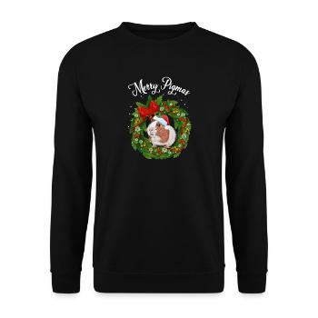 Cobaye - Sweat-shirt Unisexe - noir - Devant - Alina (178cm) & Michal (187cm)