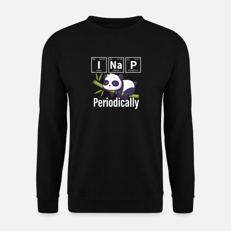 Panda - Unisex Pullover - Schwarz