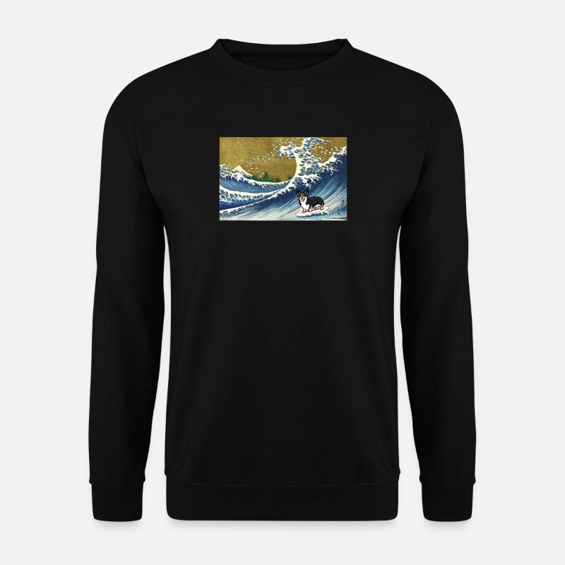 Corgi - Unisex Pullover - Schwarz