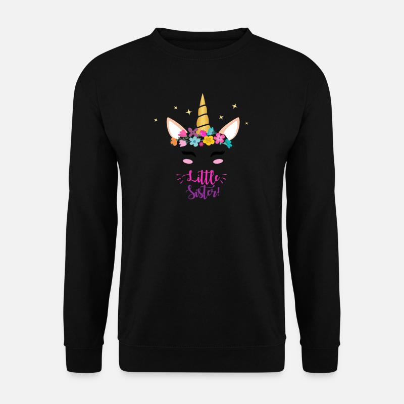 Kleine Schwester - Unisex Pullover - Schwarz