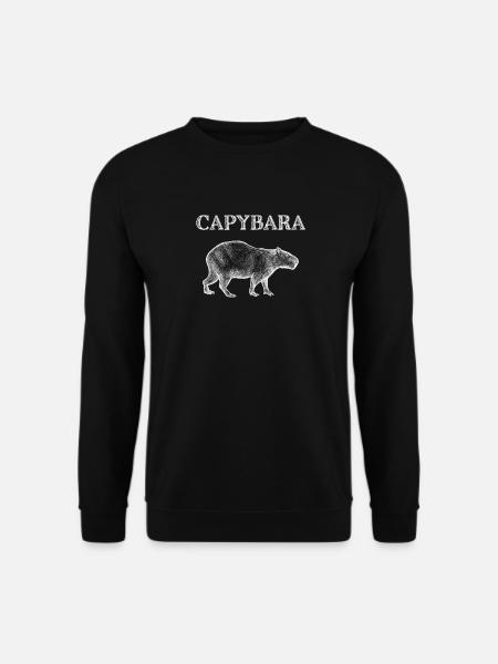 Capybara - Unisex Pullover - Schwarz
