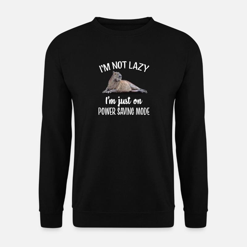 Capybara - Unisex Pullover - Schwarz