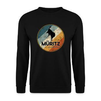 Müritz Liebhaber - Unisex Pullover - Schwarz - Vorne - Alina (178cm) & Michal (187cm)