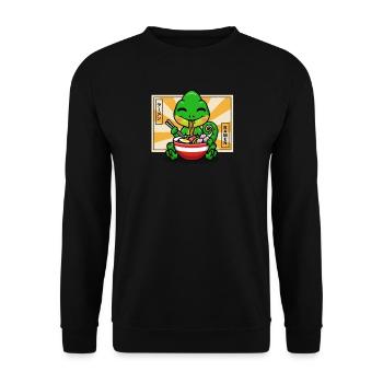 Chameleon - Unisex Sweatshirt - black - Front - Alina (178cm) & Michal (187cm)