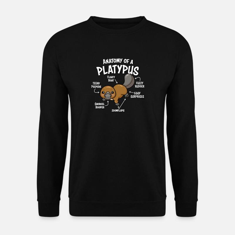 Platypus - Unisex Sweatshirt - black