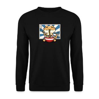 Bearded Dragon - Unisex Sweatshirt - black - Front - Alina (178cm) & Michal (187cm)