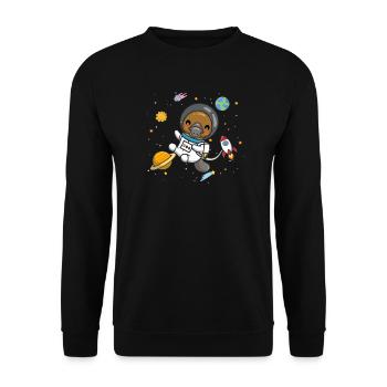 Platypus - Unisex Sweatshirt - black - Front - Alina (178cm) & Michal (187cm)