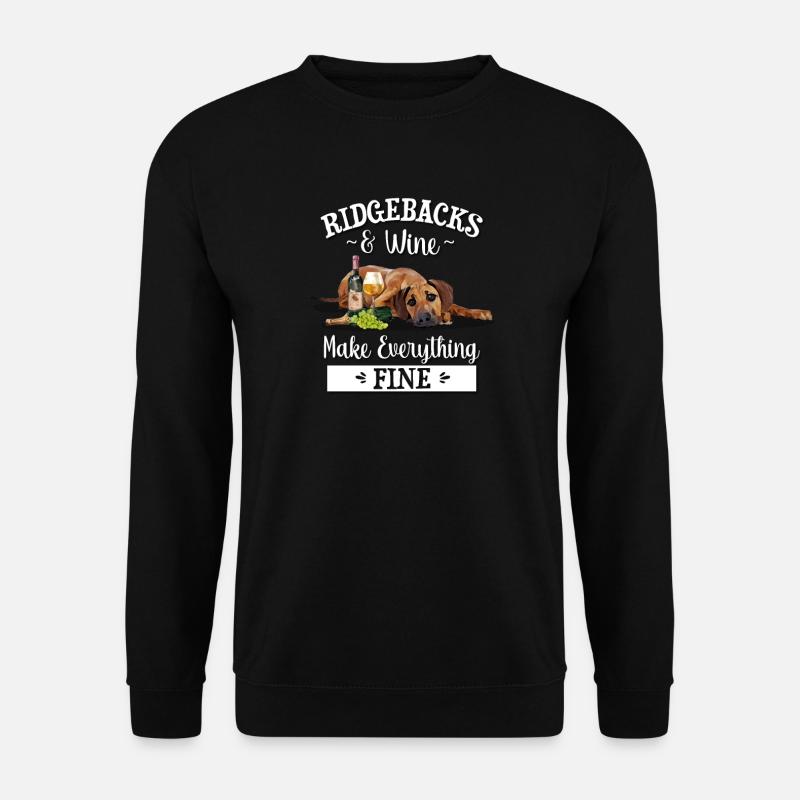 Rhodesian Ridgeback - Sweat-shirt Unisexe - noir