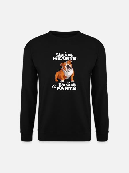 Englische Bulldogge - Unisex Pullover - Schwarz