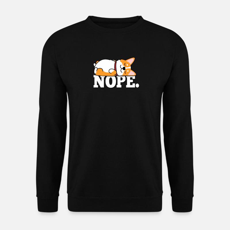 Corgi - Unisex Pullover - Schwarz