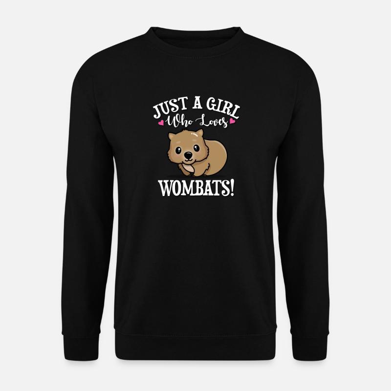 Wombat - Unisex Sweatshirt - black