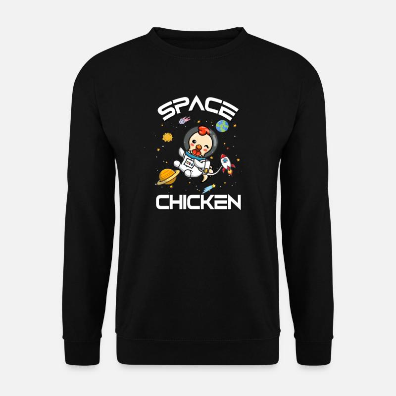 Huhn - Unisex Pullover - Schwarz