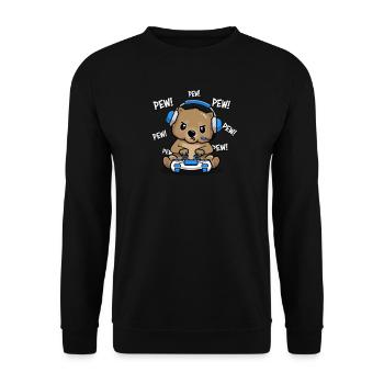 Wombat - Unisex Pullover - Schwarz - Vorne - Alina (178cm) & Michal (187cm)