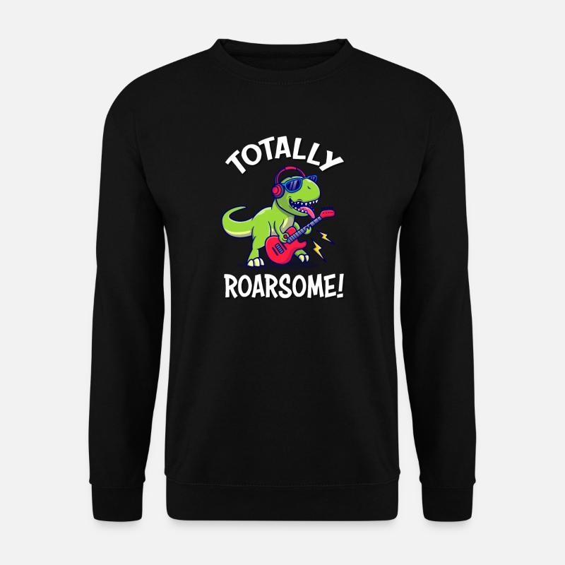 Roarsome Dinosaur - Unisex Sweatshirt - black