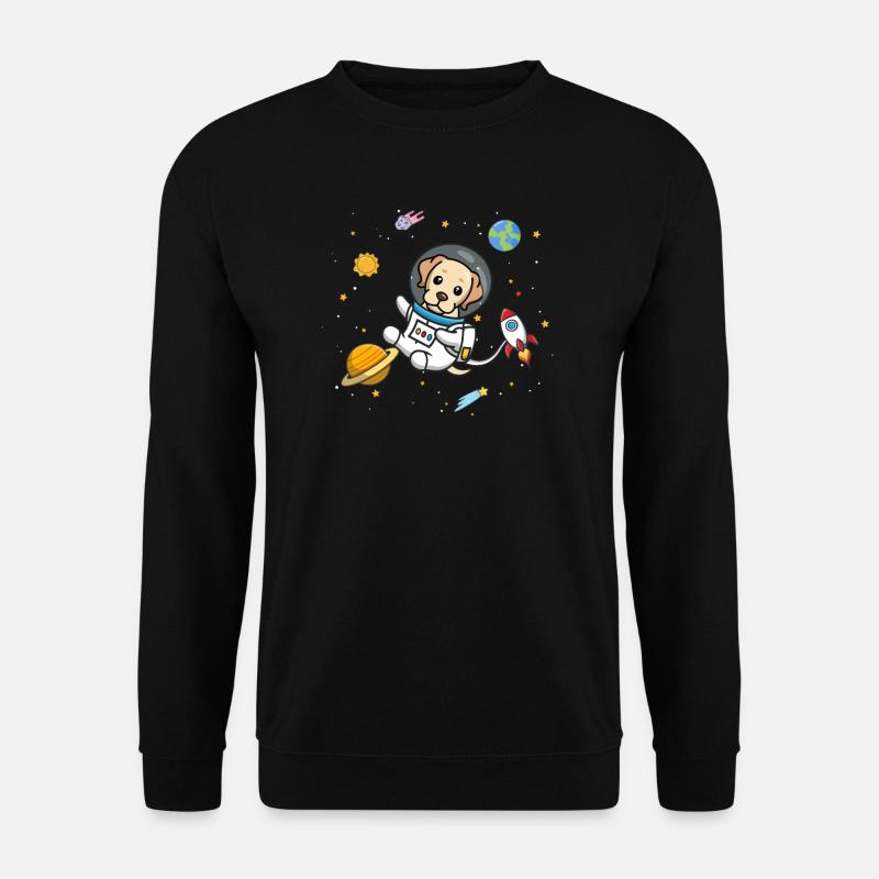 Gelbes Labor - Unisex Pullover - Schwarz