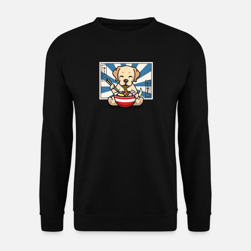 Gelbes Labor - Unisex Pullover - Schwarz