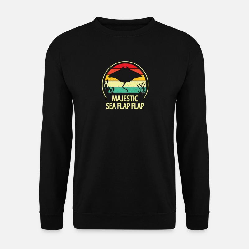 Manta Ray - Unisex Sweatshirt - black