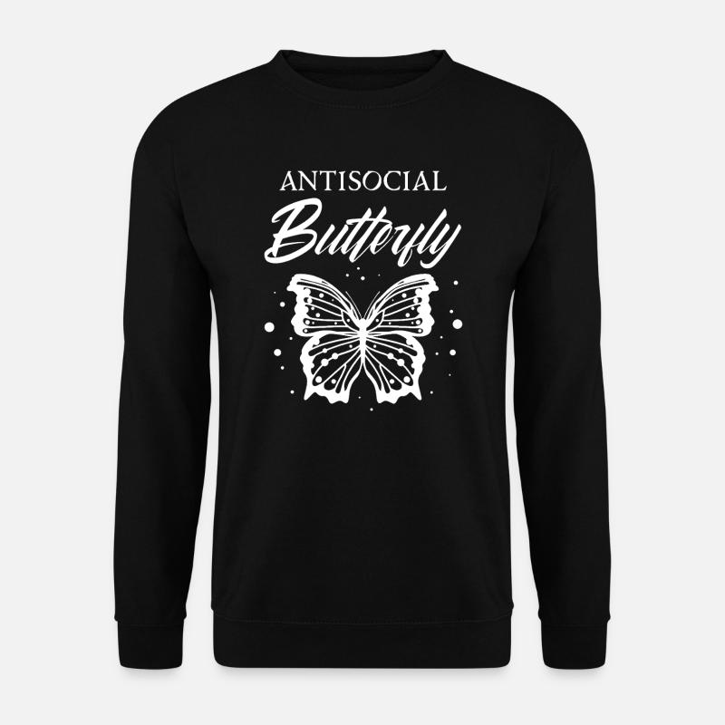 Antisocial Butterfly - Unisex Sweatshirt - black