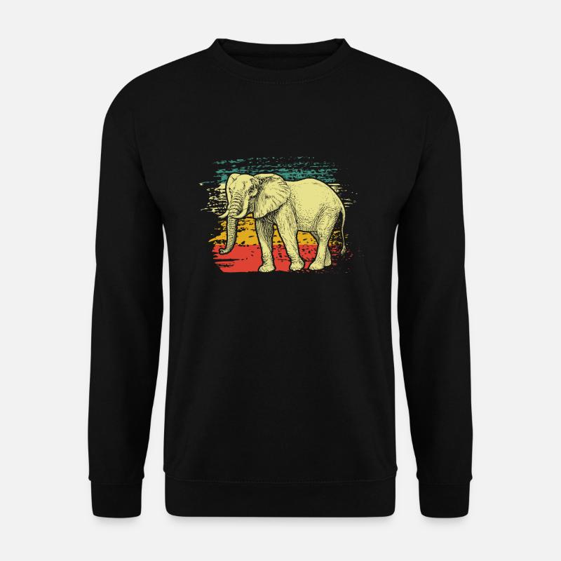 elephant - Unisex Sweatshirt - black