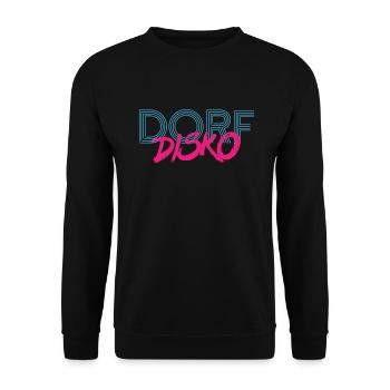 Dorfdisko - Unisex Pullover - Schwarz - Vorne - Alina (178cm) & Michal (187cm)