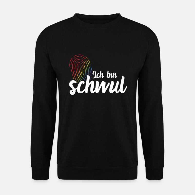 Ich bin schwul - Unisex Pullover - Schwarz
