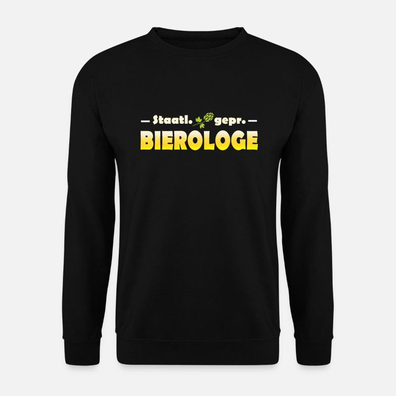 Bier Wissenschaft Alkohol - Unisex Pullover - Schwarz