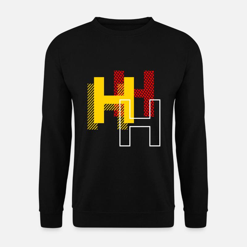 H h h - Unisex Sweatshirt - black