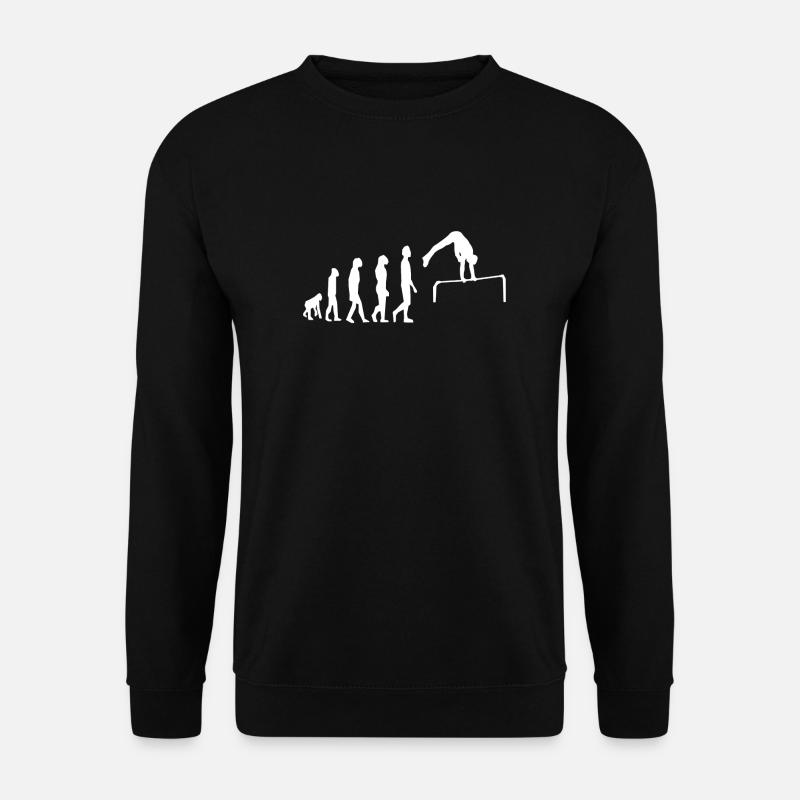 Reckturnen Turnen Reck Evolution - Unisex Pullover - Schwarz